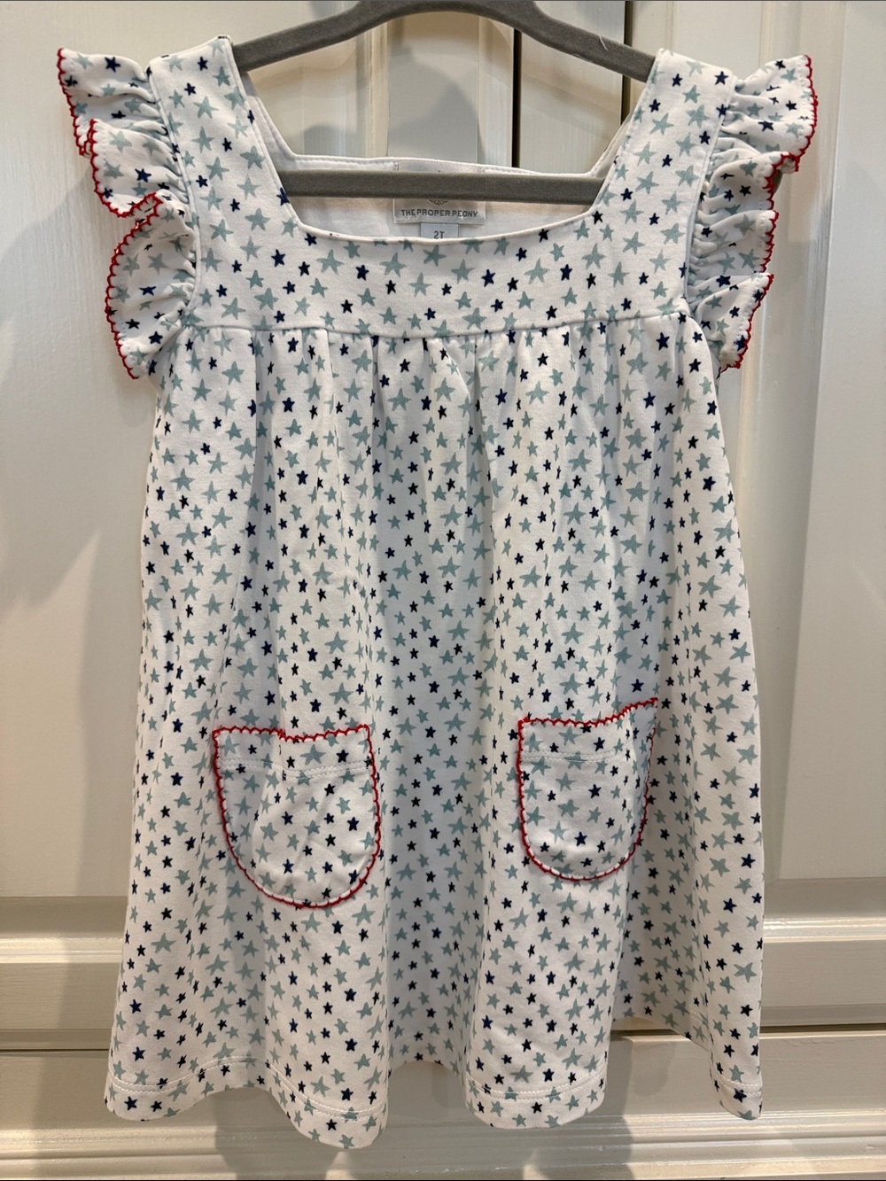 The Proper Peony Sparkle Yoke Knit Dress